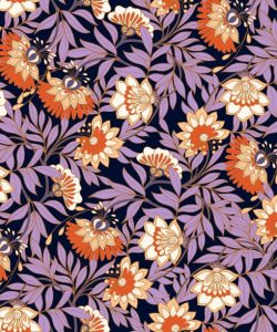 Purple Middle Ages Floral
